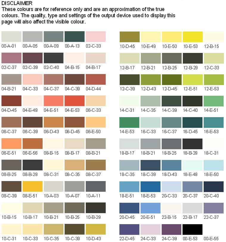 Jotun Paint Color Chart Pdf Interior Exterior Colors - Jotun Color Paint