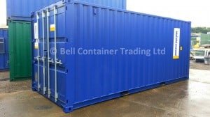 20ft container for hire and sale blue Essex depot