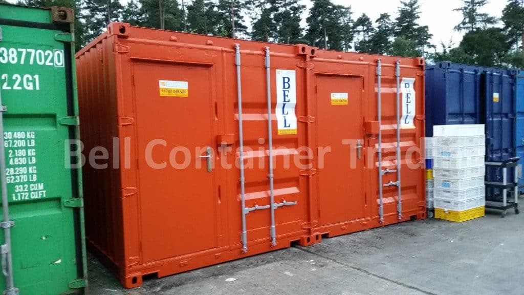 20 x 8 bespoke shipping container kitchen units
