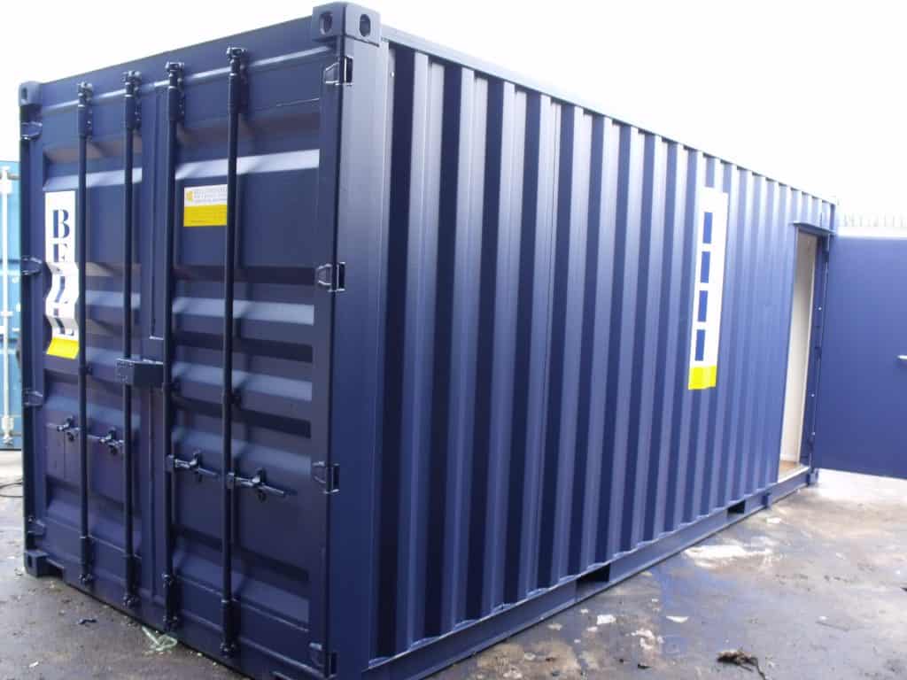 20ft office container – conversions – exterior