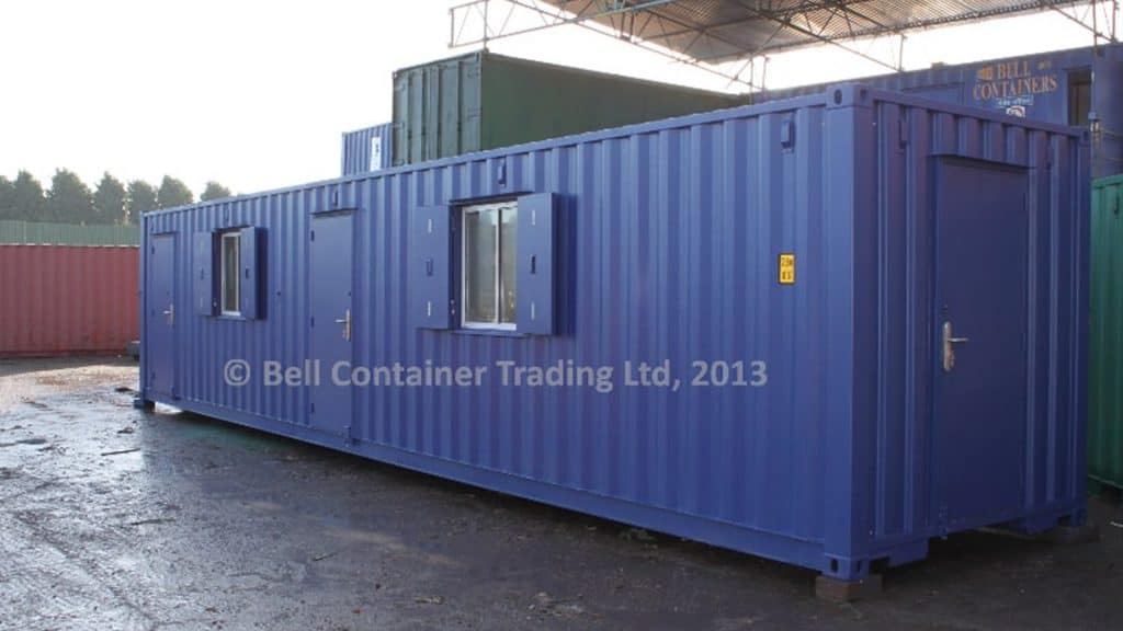 40ft shipping container changing room external