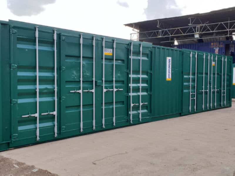 40ft storage container side access container doors 036