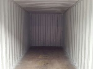 interior used 20 shipping container