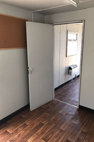 internal partition wall inside container conversion