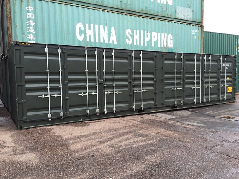 40ft Side Access Side Opening Storage Containers