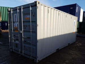 new one trip 20ft container from sales fleet grey RAL 7042