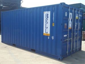 new one trip 20ft storage containers for sale and hire from London depot