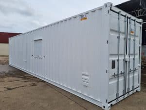 40 x 8 bespoke workshop kitchen office container conversion 1
