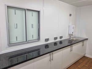 40 x 8 bespoke workshop kitchen office container conversion 4
