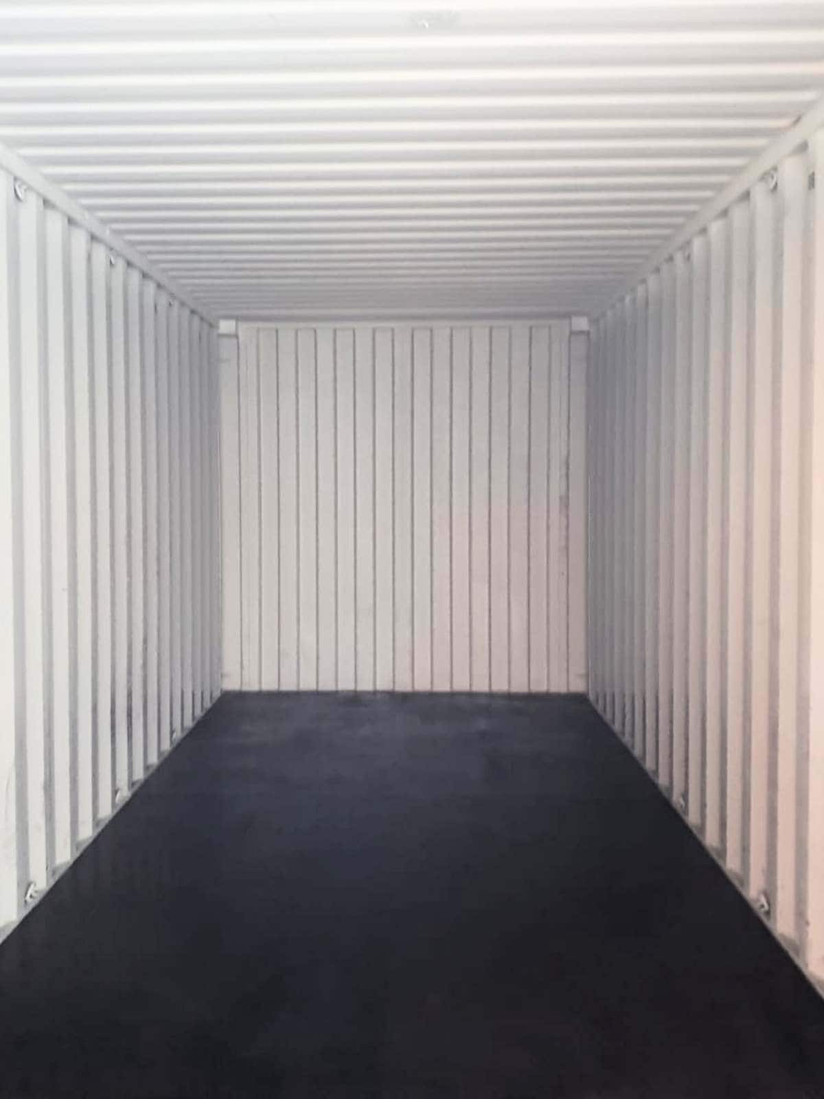 inside 20ft storage container from hire fleet